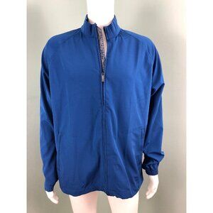 NWT Men's Adipure by adidas Elements Blue Wind Golf Zip Up Jacket Sz L Large